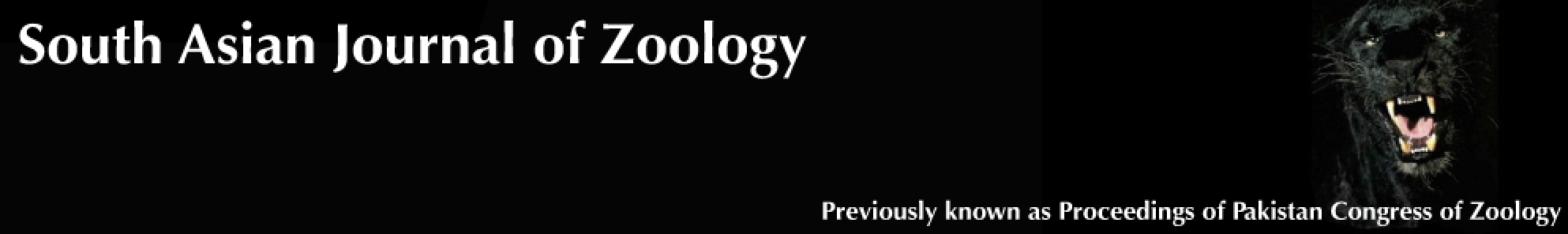 South Asian Journal of Zoology